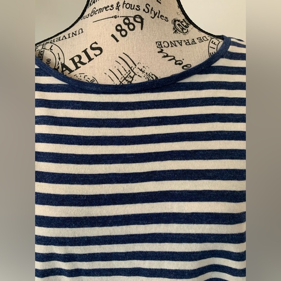 Esprit Blue and White Relaxed Long Sleeve Tee - Picture 2 of 4